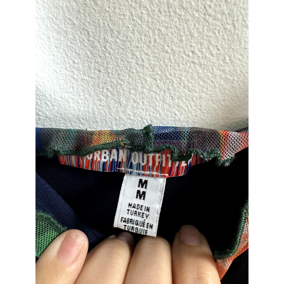 Urban Outfitters Fairy Forest Grunge Whimsygoth Abstract Dark Maximalist Dress M - Picture 3 of 7